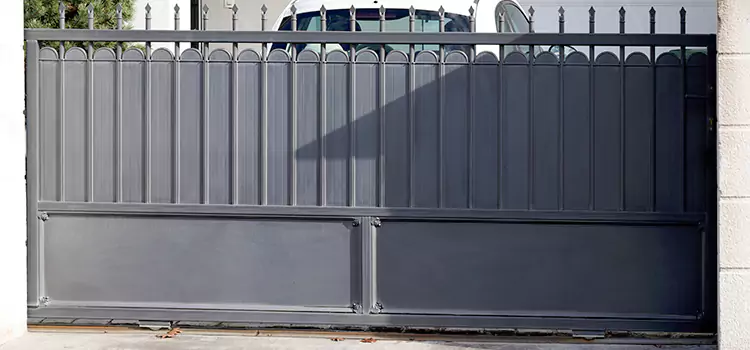 Metal Driveway Gate Installation Hempstead